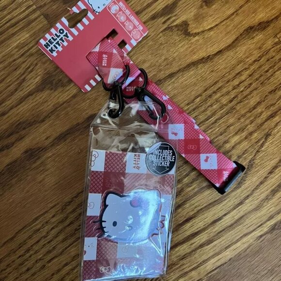 NEW Hello Kitty Gift Bundle: Red Journal / Notebook & ID Lanyard Bundle - Picture 4 of 4